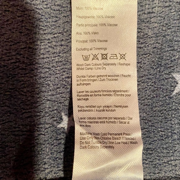 Joules navy tunic with stars - Picture 5 of 5